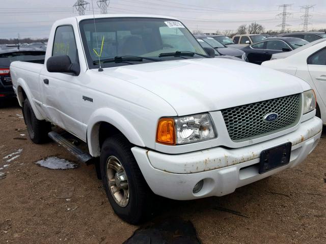 1FTYR10U82PB23363 - 2002 FORD RANGER WHITE photo 1