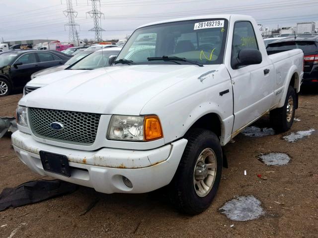 1FTYR10U82PB23363 - 2002 FORD RANGER WHITE photo 2