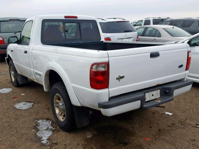 1FTYR10U82PB23363 - 2002 FORD RANGER WHITE photo 3