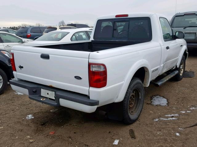 1FTYR10U82PB23363 - 2002 FORD RANGER WHITE photo 4