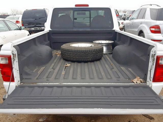 1FTYR10U82PB23363 - 2002 FORD RANGER WHITE photo 6