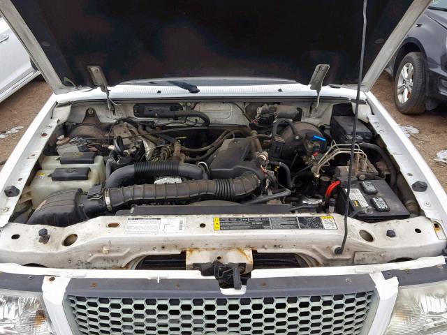 1FTYR10U82PB23363 - 2002 FORD RANGER WHITE photo 7