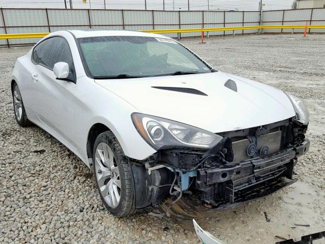 KMHHU6KJ6DU091348 - 2013 HYUNDAI GENESIS CO WHITE photo 1