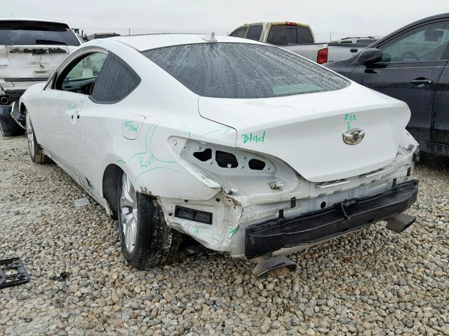 KMHHU6KJ6DU091348 - 2013 HYUNDAI GENESIS CO WHITE photo 3