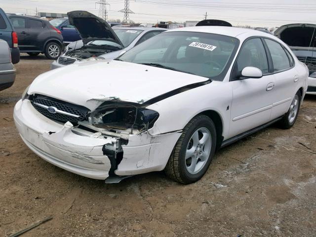 1FAFP55261G235708 - 2001 FORD TAURUS SES WHITE photo 2