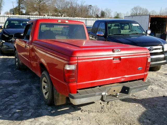 1FTYR10U41TA76466 - 2001 FORD RANGER RED photo 3