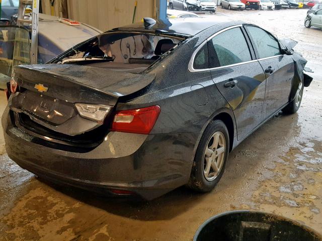 1G1ZB5ST3JF169992 - 2018 CHEVROLET MALIBU LS BLACK photo 4