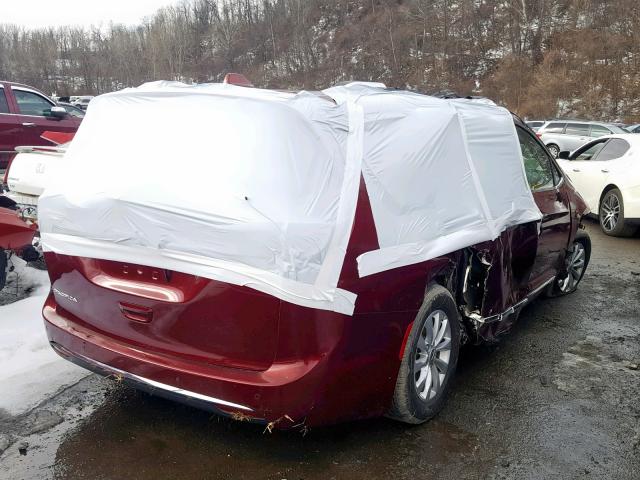 2C4RC1BG1JR110819 - 2018 CHRYSLER PACIFICA T BURGUNDY photo 4