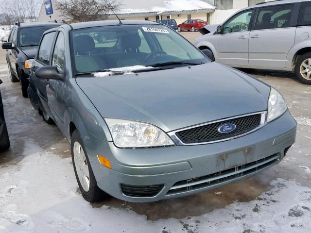 1FAHP34N36W178292 - 2006 FORD FOCUS ZX4 GREEN photo 1