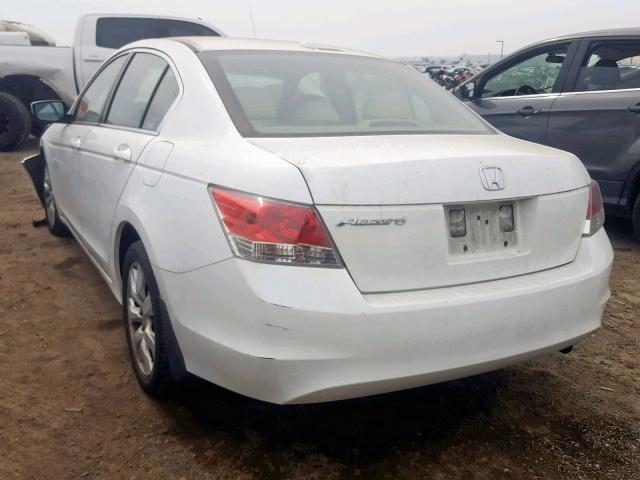 1HGCP26818A004051 - 2008 HONDA ACCORD EXL WHITE photo 3