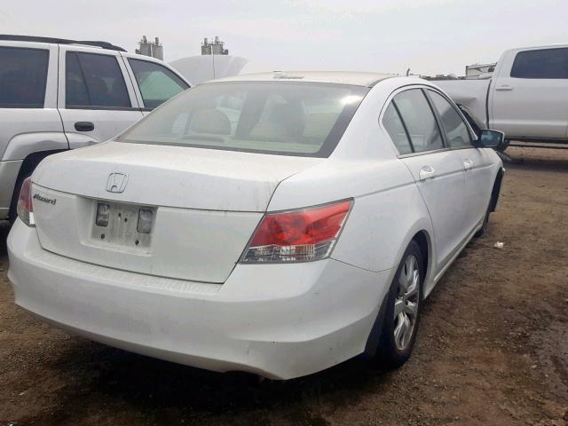 1HGCP26818A004051 - 2008 HONDA ACCORD EXL WHITE photo 4