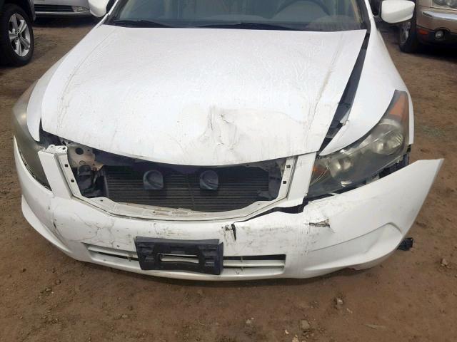 1HGCP26818A004051 - 2008 HONDA ACCORD EXL WHITE photo 9