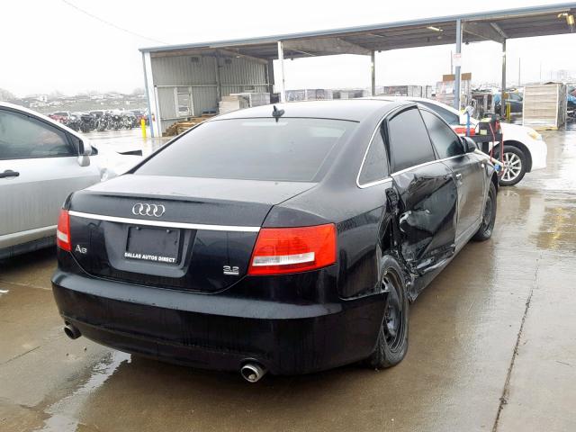 WAUDH74F78N036037 - 2008 AUDI A6 3.2 QUA BLACK photo 4