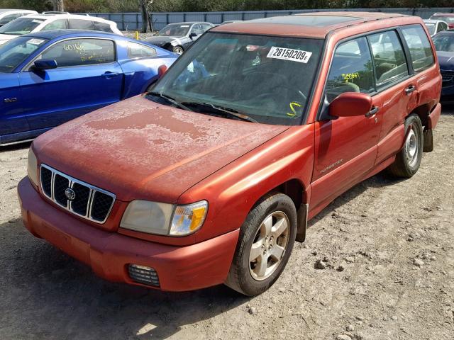 JF1SF65612H722661 - 2002 SUBARU FORESTER S Qırmızı foto 2