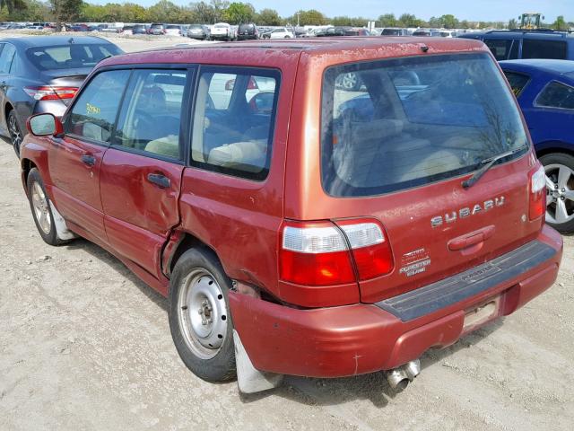 JF1SF65612H722661 - 2002 SUBARU FORESTER S Qırmızı foto 3