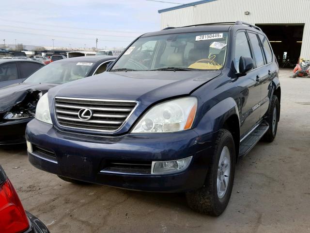 JTJBT20X840064430 - 2004 LEXUS GX 470 BLUE photo 2