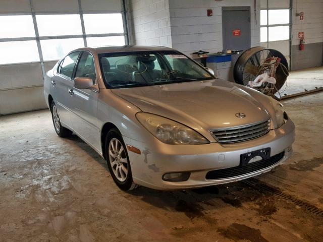 JTHBF30G830088806 - 2003 LEXUS ES 300 SILVER photo 1