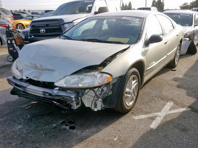 2B3HD46R0YH115243 - 2000 DODGE INTREPID GREEN photo 2