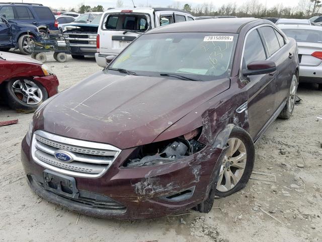 1FAHP2EW2CG101632 - 2012 FORD TAURUS SEL BROWN photo 2