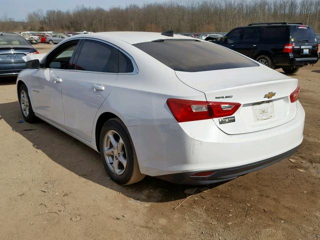 1G1ZB5ST5HF148846 - 2017 CHEVROLET MALIBU LS WHITE photo 3