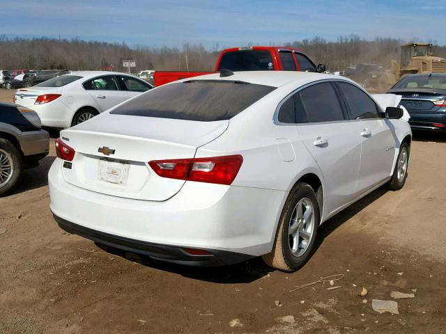 1G1ZB5ST5HF148846 - 2017 CHEVROLET MALIBU LS WHITE photo 4