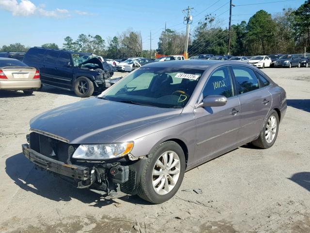 KMHFC46F67A166964 - 2007 HYUNDAI AZERA SE GRAY photo 2