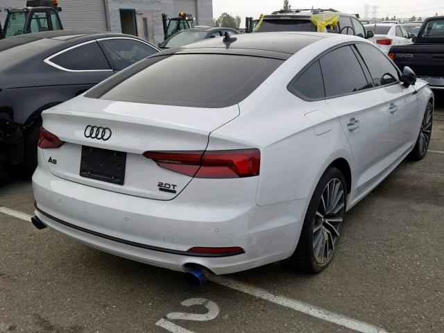 WAUCNCF59JA031291 - 2018 AUDI A5 PRESTIG WHITE photo 4