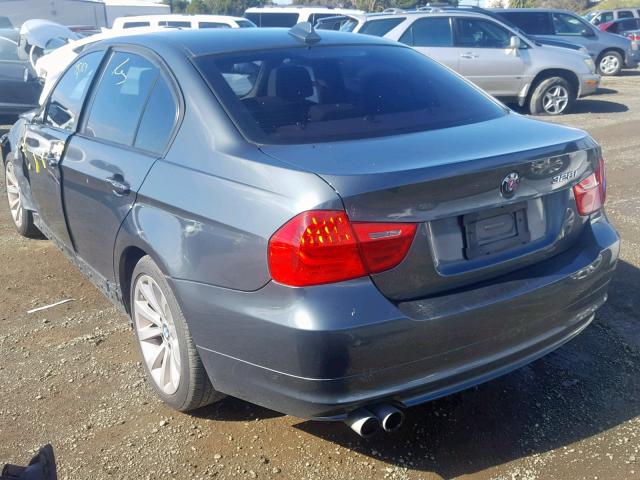 WBAPH57549NM33954 - 2009 BMW 328 I SULE GRAY photo 3