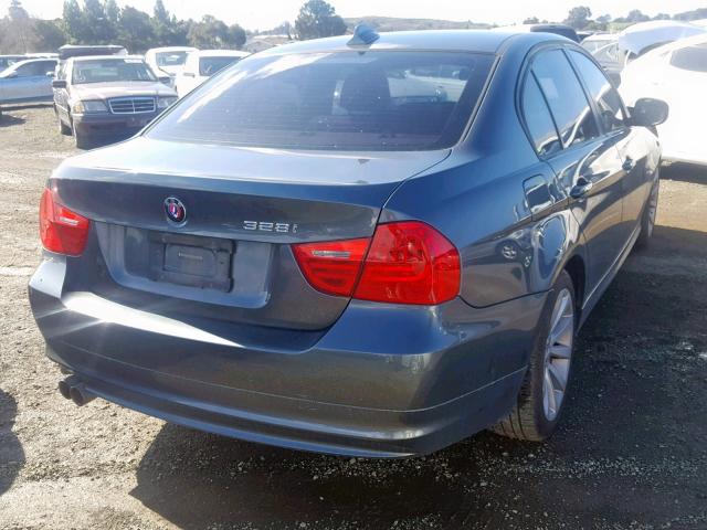 WBAPH57549NM33954 - 2009 BMW 328 I SULE GRAY photo 4