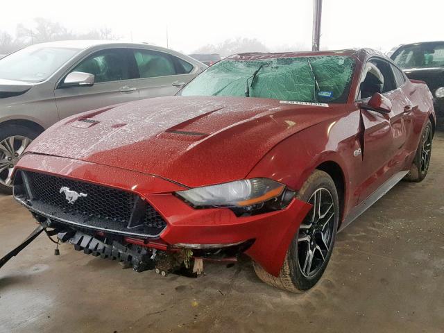 1FA6P8CF3J5184445 - 2018 FORD MUSTANG GT RED photo 2