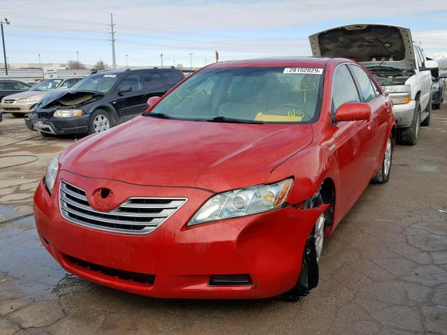 4T1BB46K67U028449 - 2007 TOYOTA CAMRY NEW RED photo 2