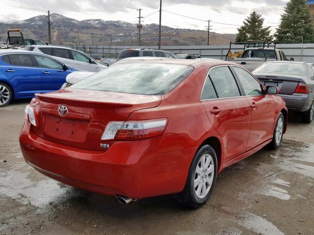 4T1BB46K67U028449 - 2007 TOYOTA CAMRY NEW RED photo 4