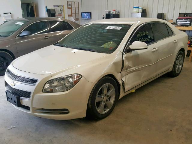 1G1ZC5E11BF347584 - 2011 CHEVROLET MALIBU 1LT WHITE photo 2