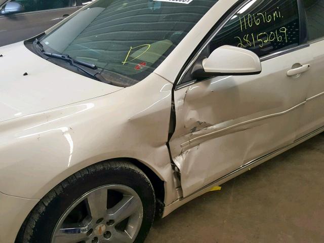 1G1ZC5E11BF347584 - 2011 CHEVROLET MALIBU 1LT WHITE photo 9