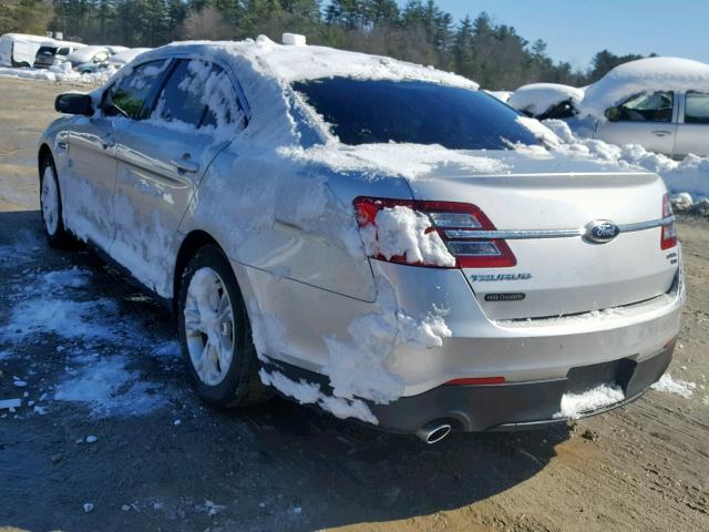 1FAHP2H82DG165572 - 2013 FORD TAURUS SEL SILVER photo 3