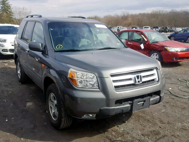 5FNYF18398B045635 - 2008 HONDA PILOT SE GRAY photo 1