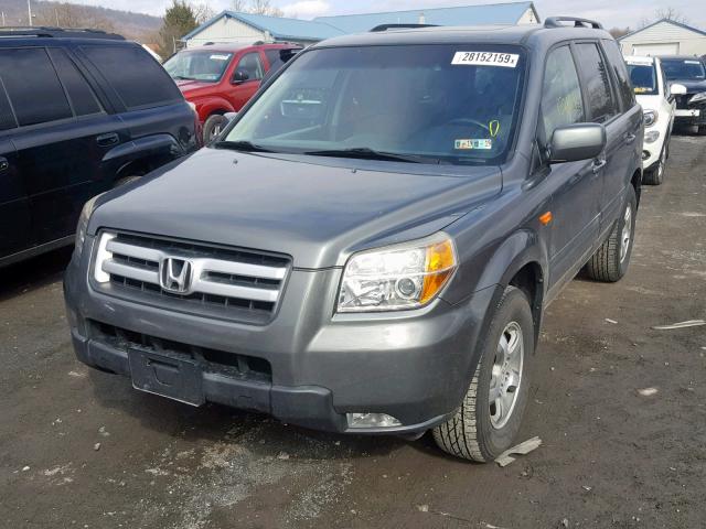 5FNYF18398B045635 - 2008 HONDA PILOT SE GRAY photo 2