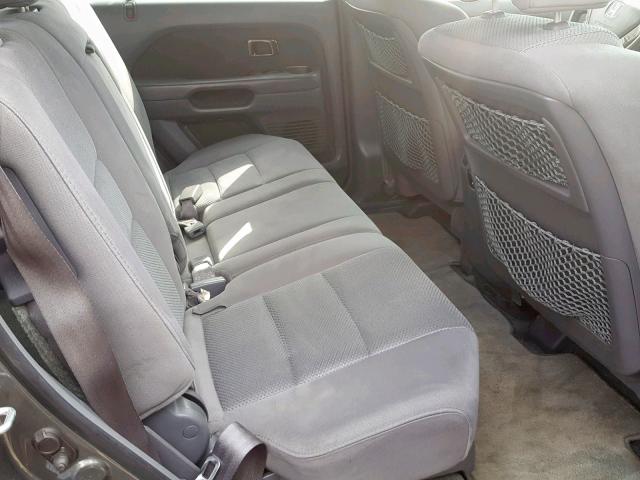 5FNYF18398B045635 - 2008 HONDA PILOT SE GRAY photo 6