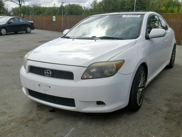 JTKDE177X50062257 - 2005 TOYOTA SCION TC თეთრი ფოტო 2