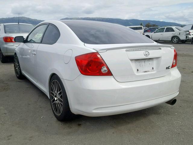 JTKDE177X50062257 - 2005 TOYOTA SCION TC თეთრი ფოტო 3