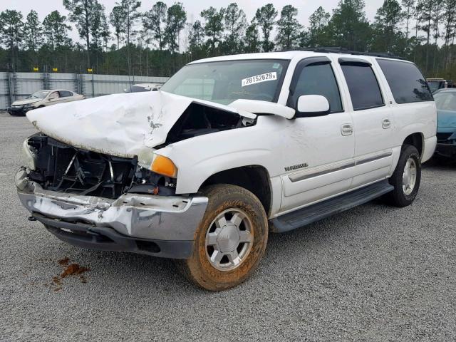 3GKEC16Z84G206147 - 2004 GMC YUKON XL C WHITE photo 2