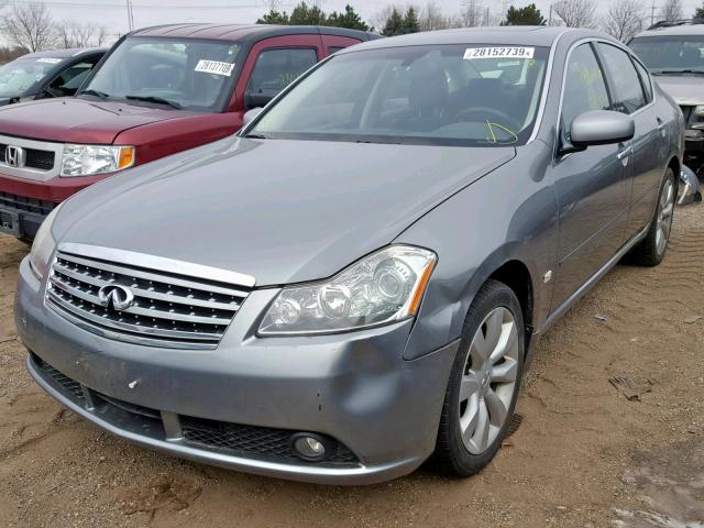 JNKAY01F36M260330 - 2006 INFINITI M35 BASE GRAY photo 2