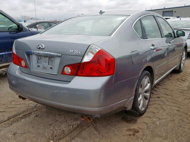 JNKAY01F36M260330 - 2006 INFINITI M35 BASE GRAY photo 4