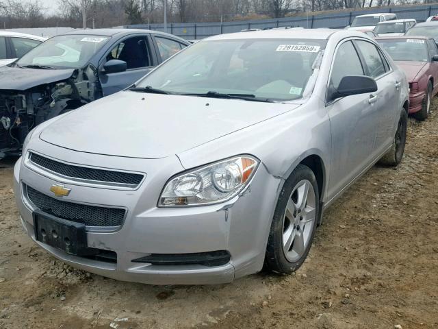 1G1ZB5E01CF195558 - 2012 CHEVROLET MALIBU LS SILVER photo 2