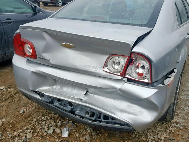 1G1ZB5E01CF195558 - 2012 CHEVROLET MALIBU LS SILVER photo 9