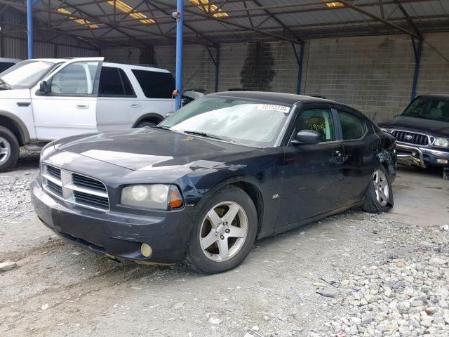 2B3KA33V39H594009 - 2009 DODGE CHARGER SX BLACK photo 2