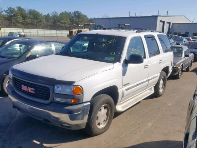 1GKEK13V32J183070 - 2002 GMC YUKON WHITE photo 2