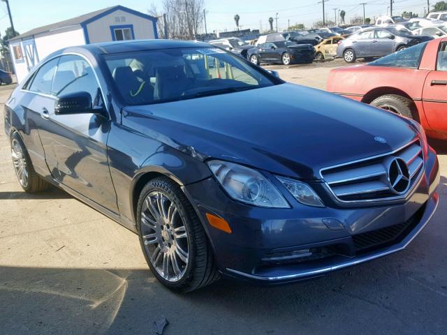 WDDKJ5KB8DF211747 - 2013 MERCEDES-BENZ E 350 BLUE photo 1