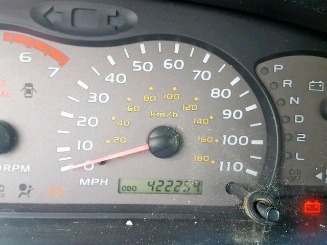 5TDZT38A92S100739 - 2002 TOYOTA SEQUOIA LI GRAY photo 8