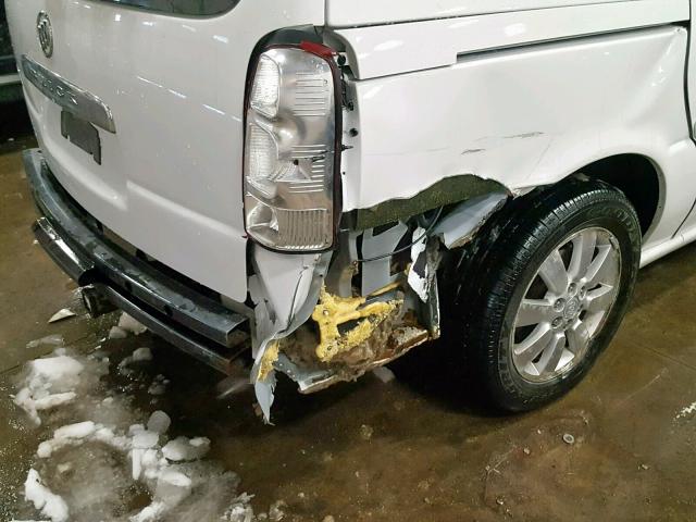 5GADV23177D113435 - 2007 BUICK TERRAZA CX WHITE photo 9